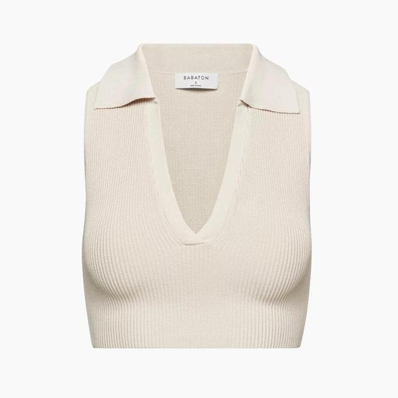 Aritzia Tops - Babaton Sculpt Knit Polo